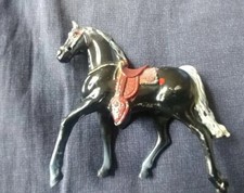 Vintage Small Metal Western Horse Made In Japan
