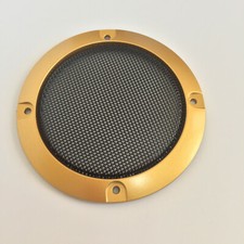 3" Inch Speaker Cover Golden Frame Metal Mesh Grills For Car Audio DJ PA Speaker