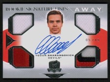 2020-21 The Cup Autographs Signature Home Unis #SHUYS Yegor Sharangovich /49