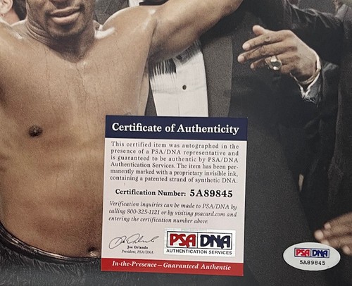 MIKE TYSON SIGNED BOXING 11X14 PHOTO PSA/DNA - Picture 2 of 2