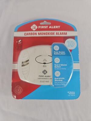 Carbon Monoxide Detector Alarm, Wall Plug-In with Battery Back Up First Alert