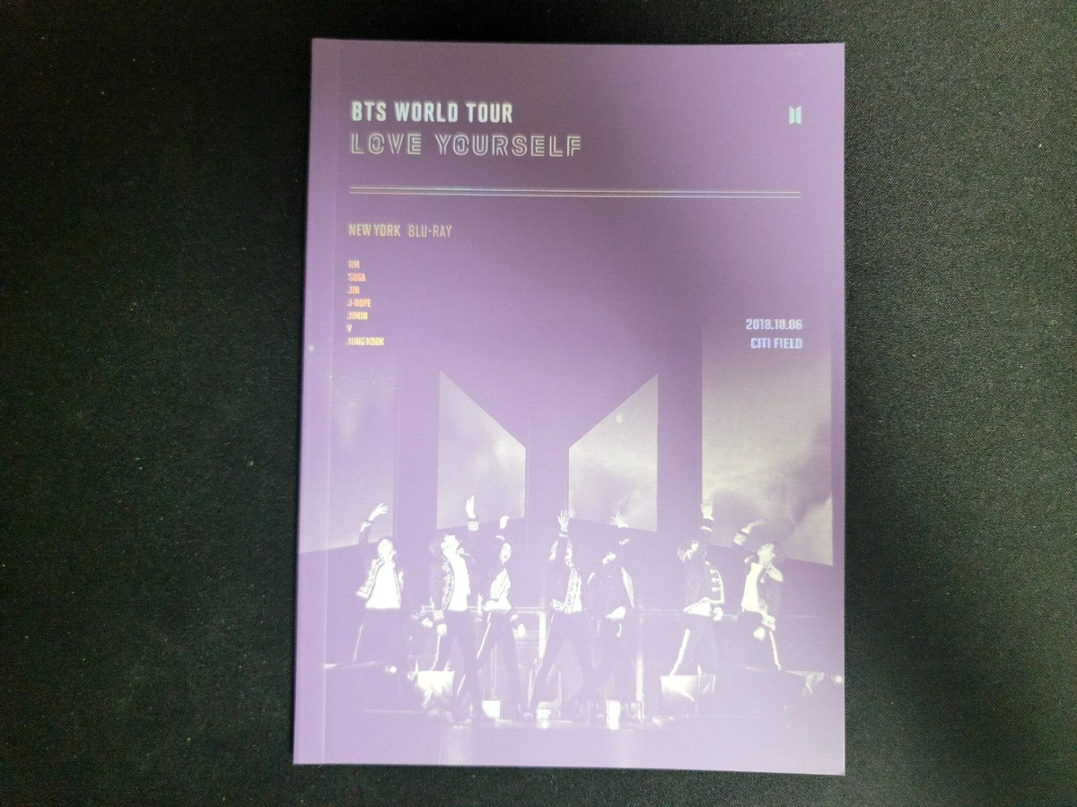 BTS WORLD TOUR LOVE YOURSELF New York Bluray Jin Photocard BTS WORLD TOUR LOVE YOURSELF New York Bluray Jin Photocard