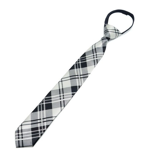 Girls/Boys 15" Fashion Skinny Slim Pre-tied Necktie With Zipper for 8-16Y Kids - Picture 17 of 65