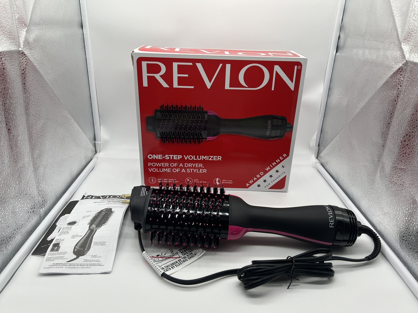 REVLON 1100 Watt 3 Heat 2 Speed Pro Collection One Step Ionic Hair Dryer