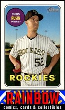 2018 Topps Heritage #237 Chris Rusin