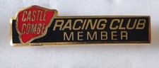CASTLE COMBE CIRCUIT Enamel Pin Badge RACING CLUB MEMBER rb
