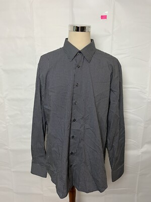 Gap Button Up Shirt Men's Size 2XL Long Sleeve Multi-Striped Classic Fit Cotton