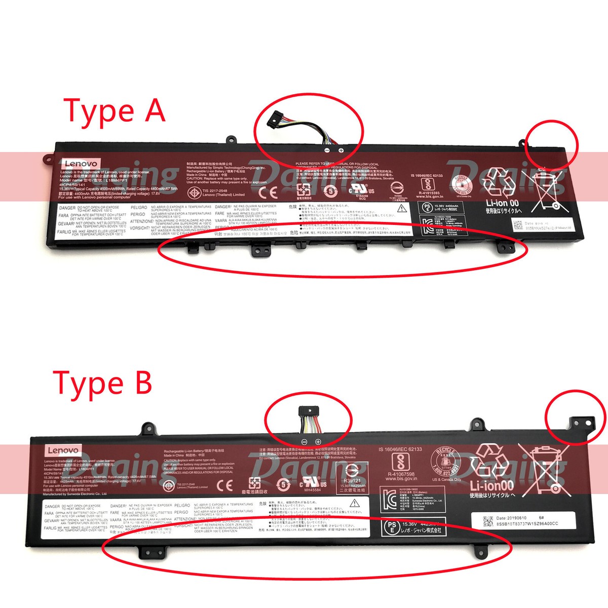 New Original L18M4PF1 Battery for Lenovo Yoga 9-15IMH5 C940-15IRH