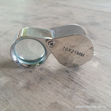 Triplet jeweler's loupe vintage bausch lomb coddington pocket eye magnifier dual