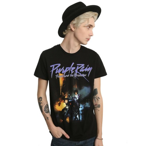 Official PURPLE RAIN PRINCE Black Short 