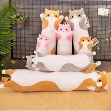50-150cm Size Long Soft Pillow Cushion Cat Plush Toys Birthday Gifts Girls Kids
