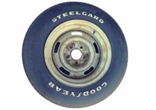 GM 15x8 AZ Rally Wheel with Goodyear GR70-15 Steelgard Tire 1970s Corvette  OEM