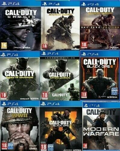 Bi I de fleste tilfælde sjæl Call Of Duty PS4 & PS5 Assorted Game PRISTINE 1st Class SUPER FAST & FREE  DELVRY | eBay