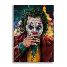 Joker -  Quadro Canvas Contemporaneo su telaio in legno