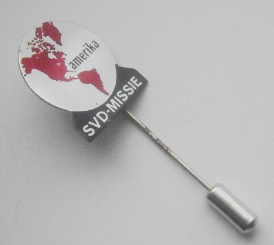 S355) Amerika Amerika Karte SVD Missie Vintage Werbung Abzeichen Krawatte Anstecknadel