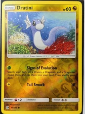 Dratini REVERSE HOLO card 94/149 Sun & Moon Base Set 2017 Pokemon TCG Dragonite