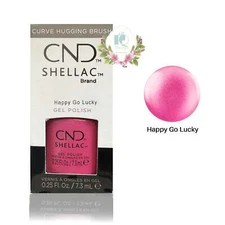 CND Shellac UV Gel Polish 0.25 oz NIB Happy Go Lucky
