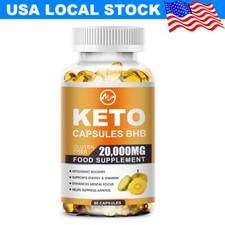 Keto BHB Diet Pills,Weight Loss,Fat Burner,Appetite Suppressant Supplement,Detox