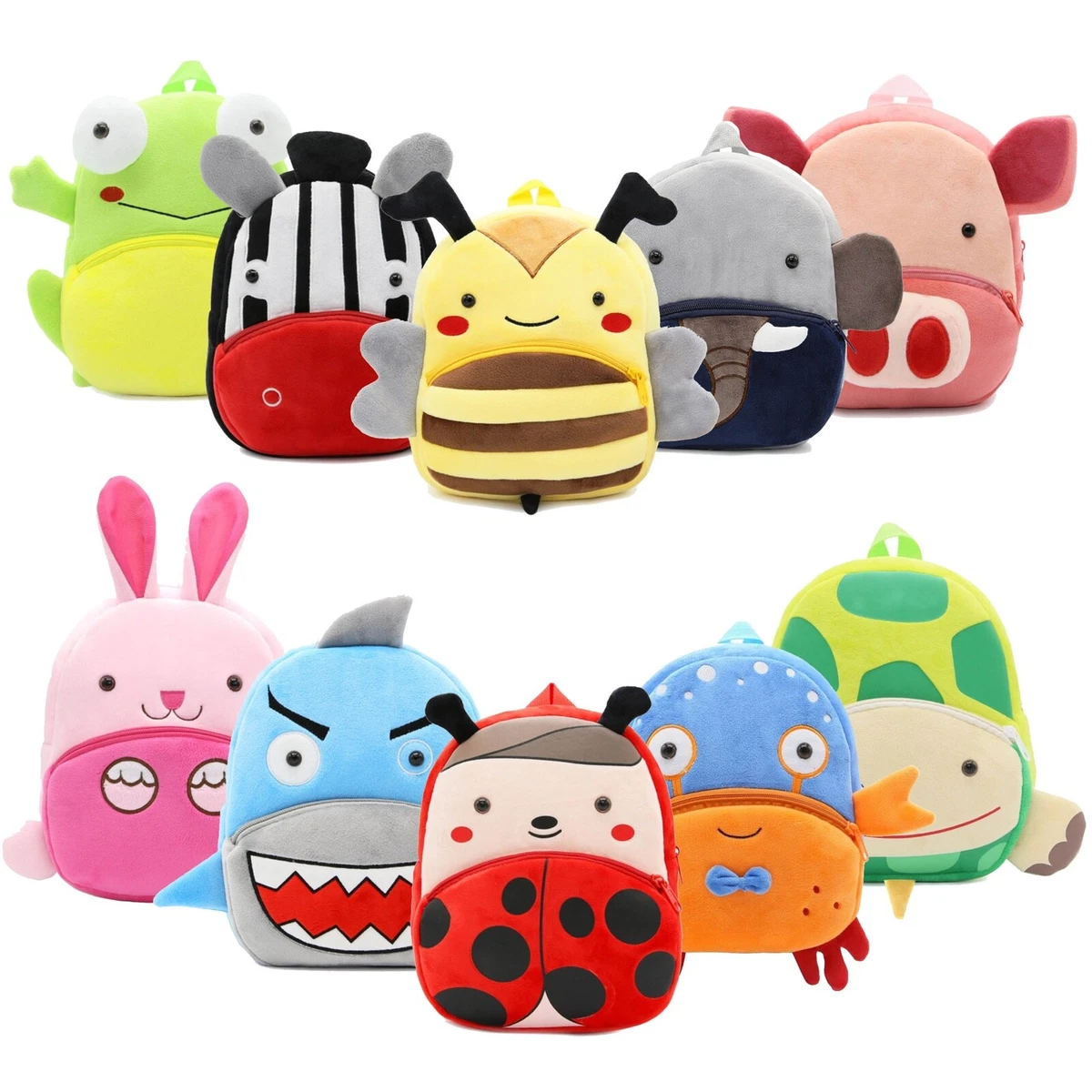 Cool 3D Pet Backpacks Kids Animals Pattern Daypack School Bag for