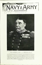 1902 Print Vice Admiral Sir A Douglas Befehl Nordamerikanische Staffel
