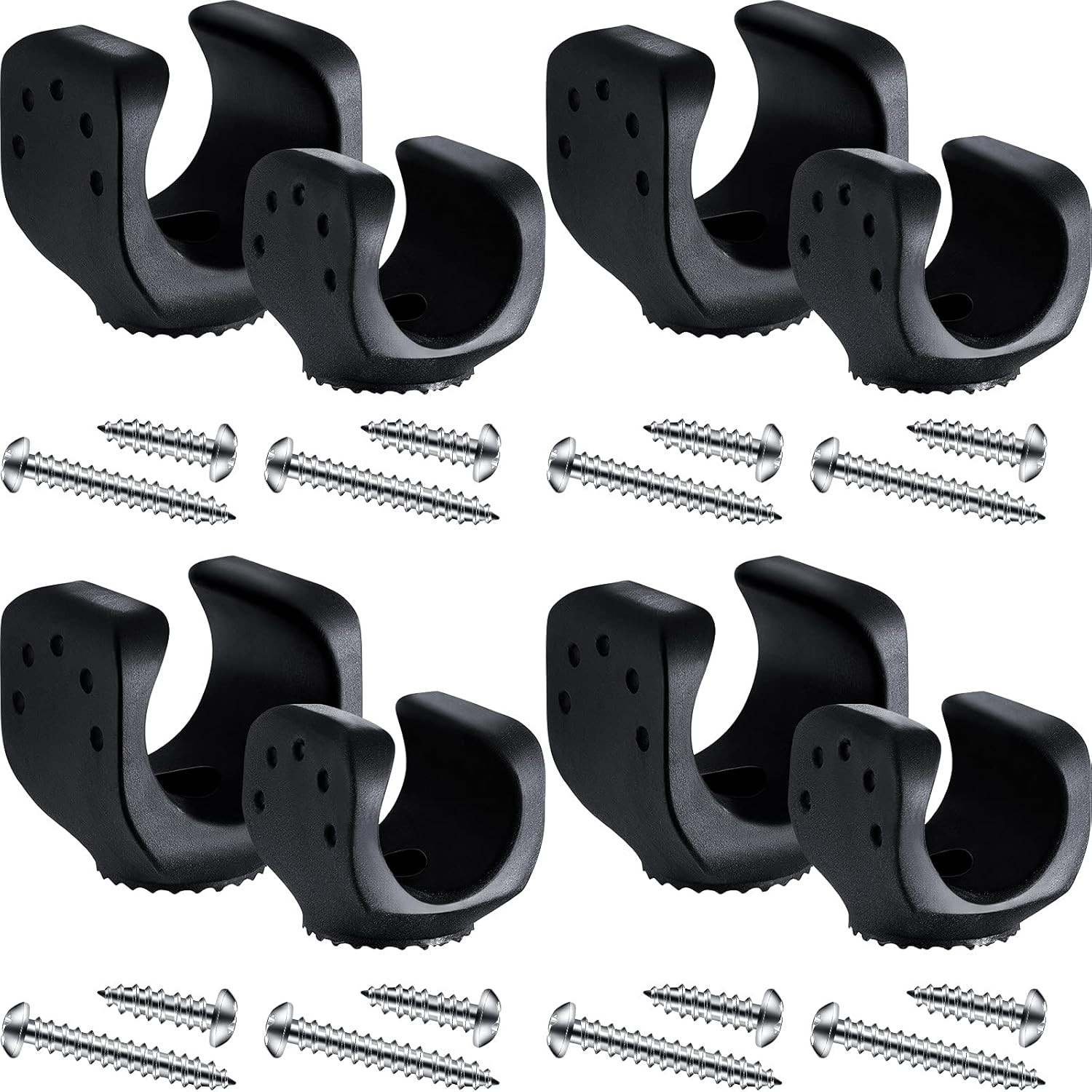 8-Piece Flashlight Mounting Bracket Set for Trucks and Car Accessories