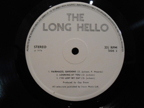 THE LONG HELLO - S/T - UK - VAN DER GRAAF GENERATOR - MINT PLAY - Picture 6 of 6