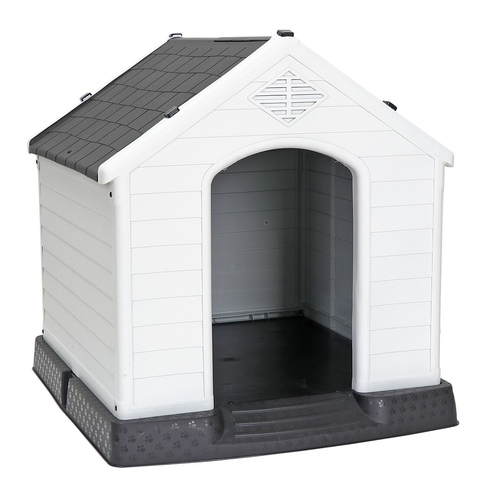 Dog House Kennel Pet Outdoor Heavy Duty Doghouse Shelter Water