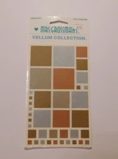 Mrs. Grossman's Lot of 3 Sticker Sheets Brand New Package ~Vellum Metal Blocks~