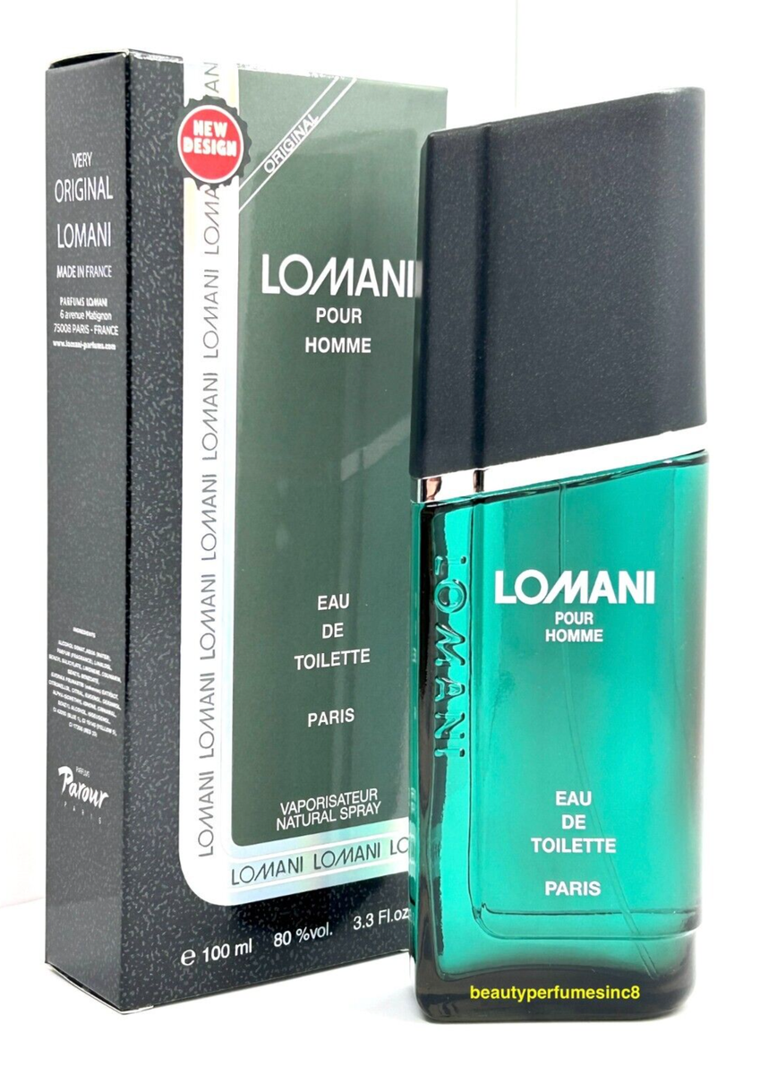 Lomani Pour Homme 3.4 oz Eau De Toilette Spray, For Men New