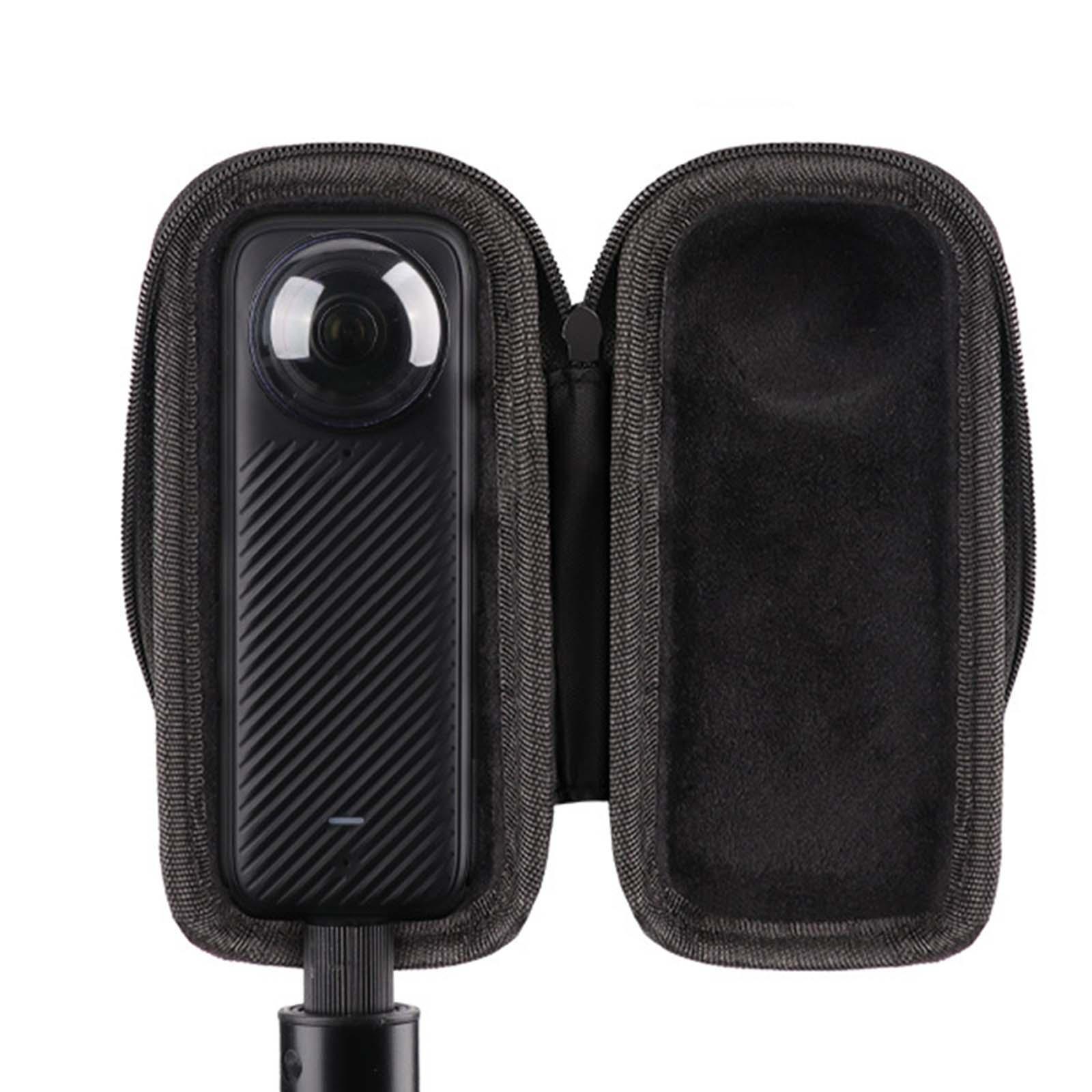 Action Camera Carrying Case Anti Scratch Smooth Zipper EVA Protective Cover-image