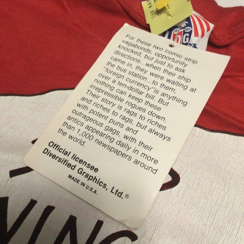 VTG Frank & Ernest at a Bar T-Shirt Red Sz L with tags! Never worn or washed! - Picture 7 of 7