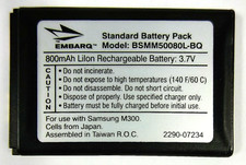 New EMBARQ Battery - Replaces Samsung AB043446LA - M220 M300 M305 M500 M510 M610