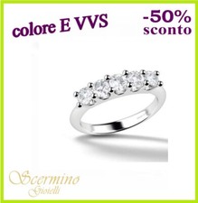 RIVIERA WHITE GOLD NATURAL DIAMOND AND VVS 2 CARAT CERTIFIED RING