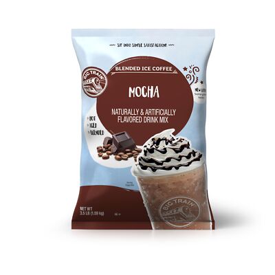 Big Train Mocha Blended Ice Coffee 3.5 Pound Pack Rich Chocolate Frappe Mix
