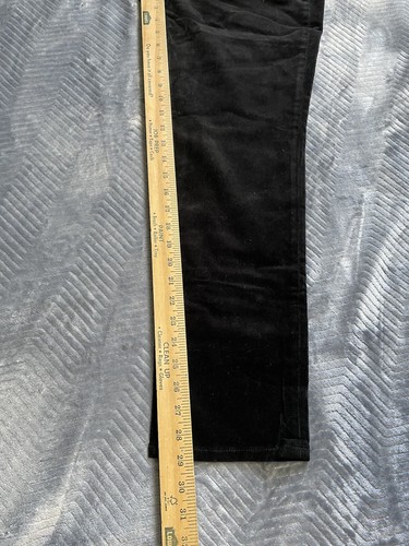 Chaps Pants 10S 10P NWT Corduroy Fit Shape Sculpt Slimming Black Comfort Waist - Picture 8 of 12
