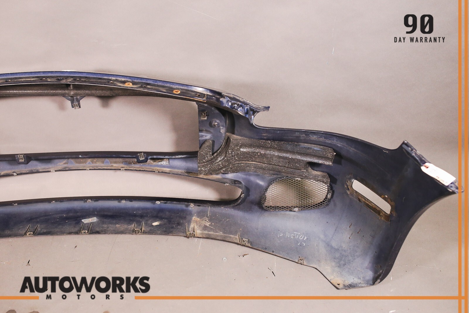 03-08 Maserati Quattroporte M139 Front Bumper Cover Panel Blue Nettuno OEM