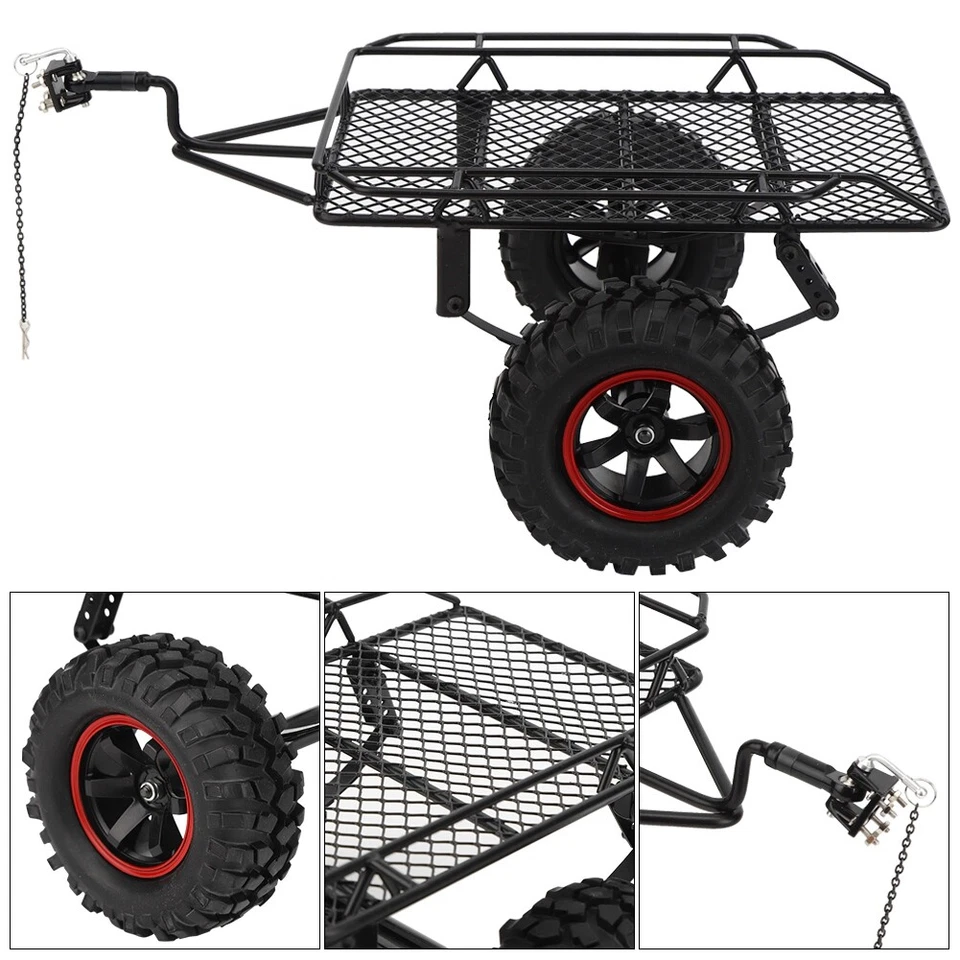 Anh?nger Auto Trail für 1/10 Traxxas SCX10 RC D90 CC01 RC Crawler Auto - Bild 2 von 4