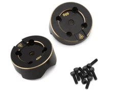 Treal Hobby Axial UTB18 Brass Portal Covers (Black) (2) [TLHTUTB18-01]