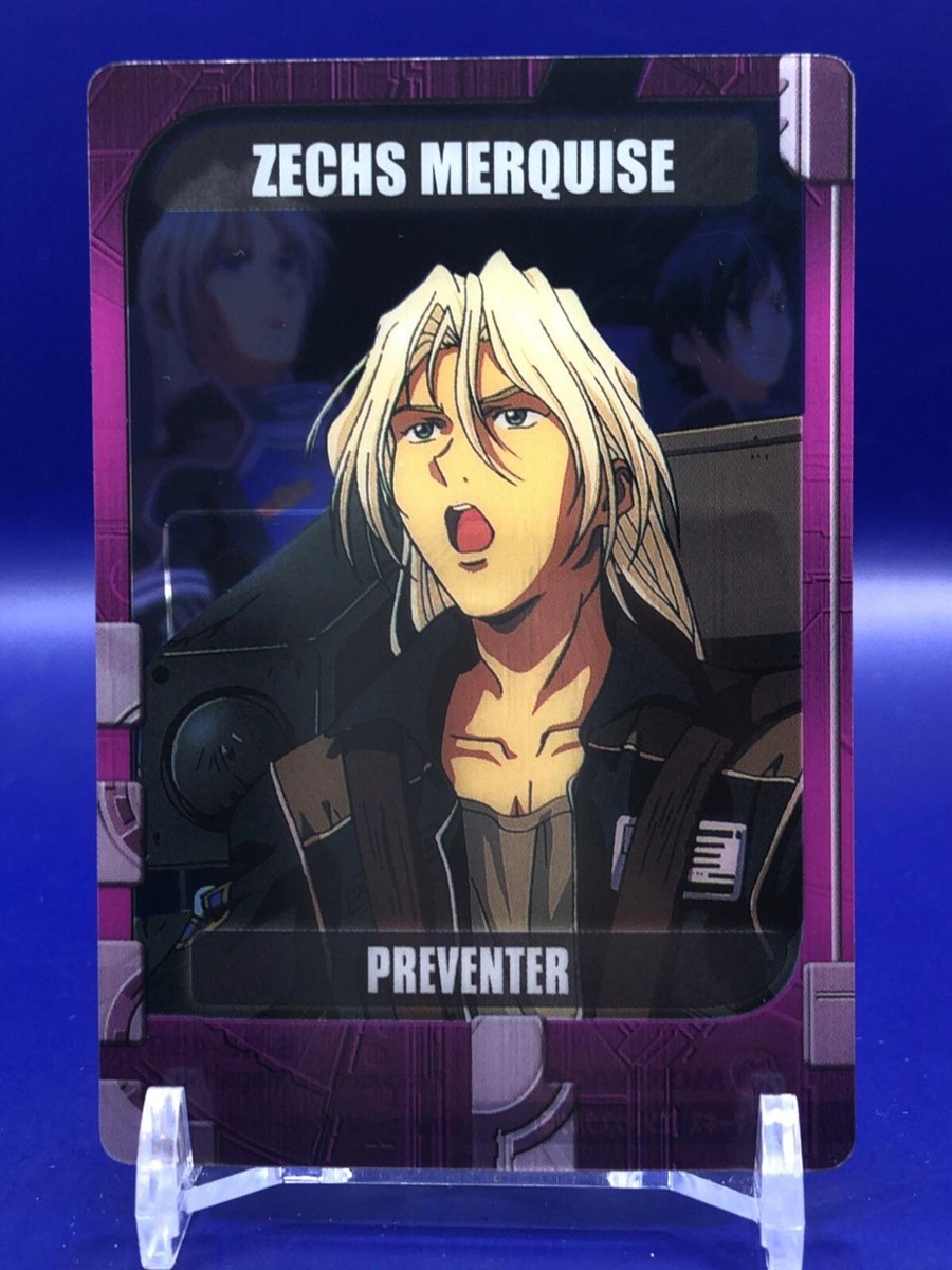 Zechs Merquise Mobile Suit Gundam 6-33-436 Clear Card Morinaga | eBay