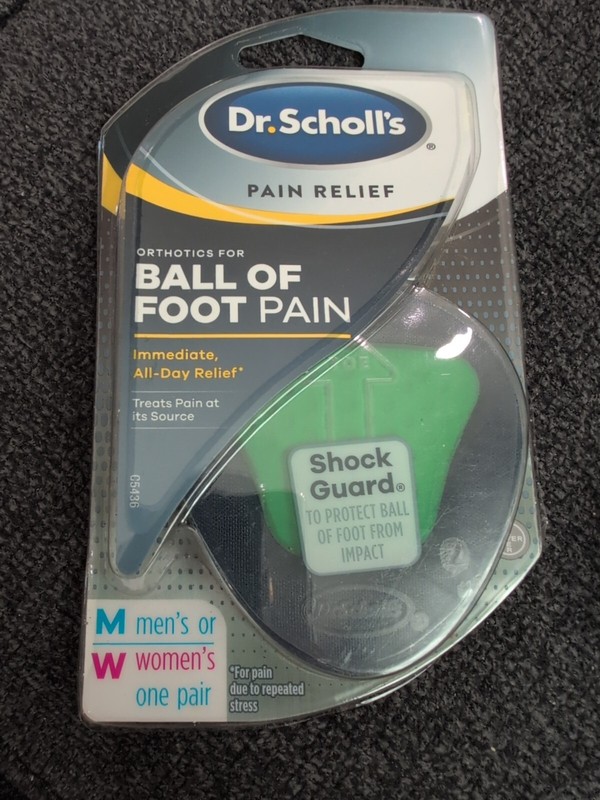 Dr. Scholl's P.R.O Pain Relief Orthotics For Ball Of Foot Men & Women's 1 Pair