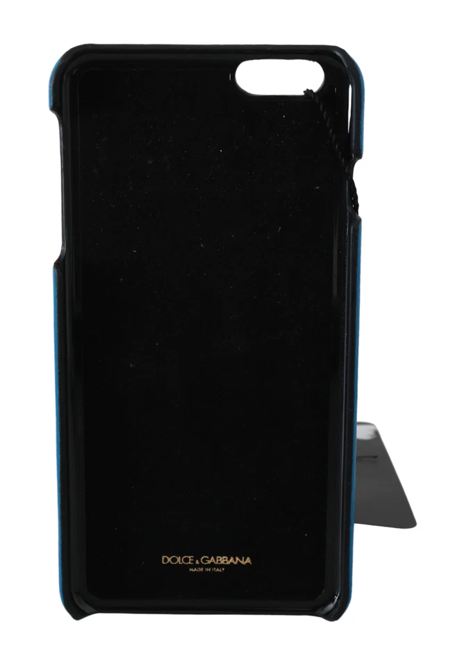 Funda protectora para teléfono DOLCE & GABBANA parche de cuero de vaquero azul iPhone 7 Plus $300 Foto 3 de 4