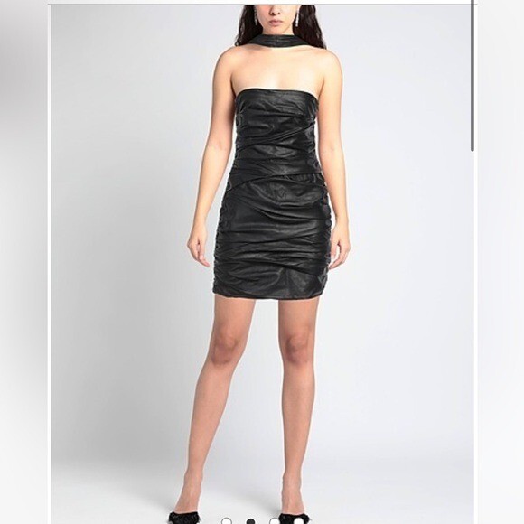 winter leather dress AS by DF Demeter Stretch Leather Mini Dress main image 0