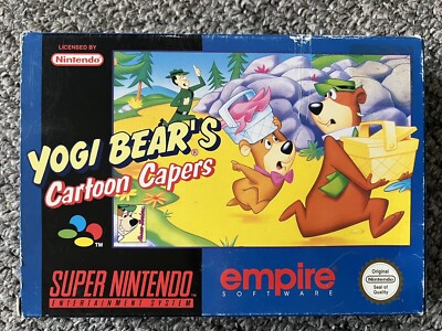 Yogi Bear s Cartoon Capers SNES. PAL YOGI BEAR für Super Nintendo Originalverpackt, komplett