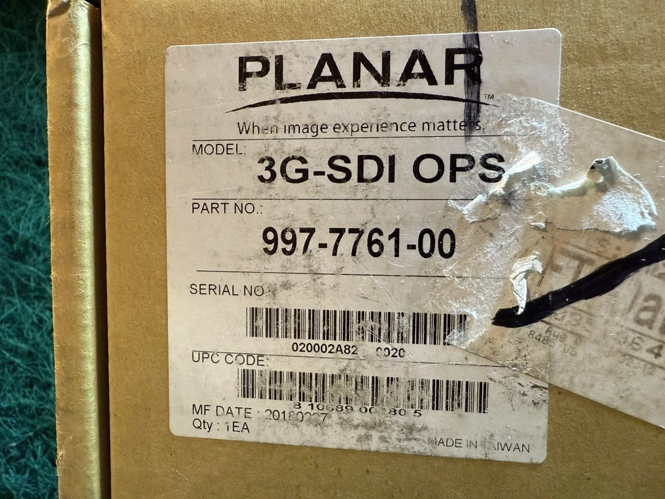 PLANAR SYSTEMS 997-7761-00 3G-SDI MODULE - Image 2 of 4