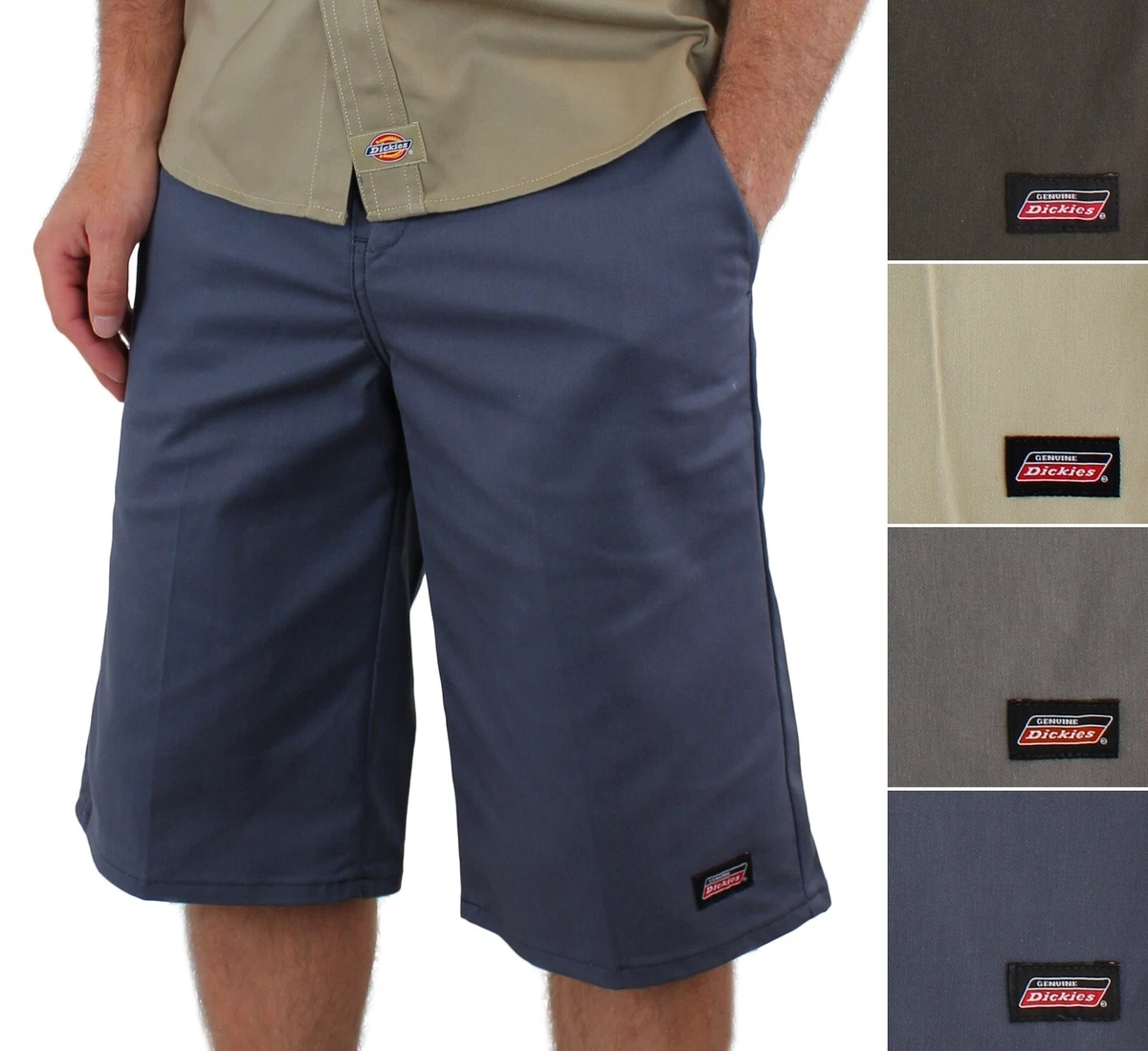 Dickies Men's Utility Shorts, Everyday Five-Pocket Design, 13 Inseam Shorts