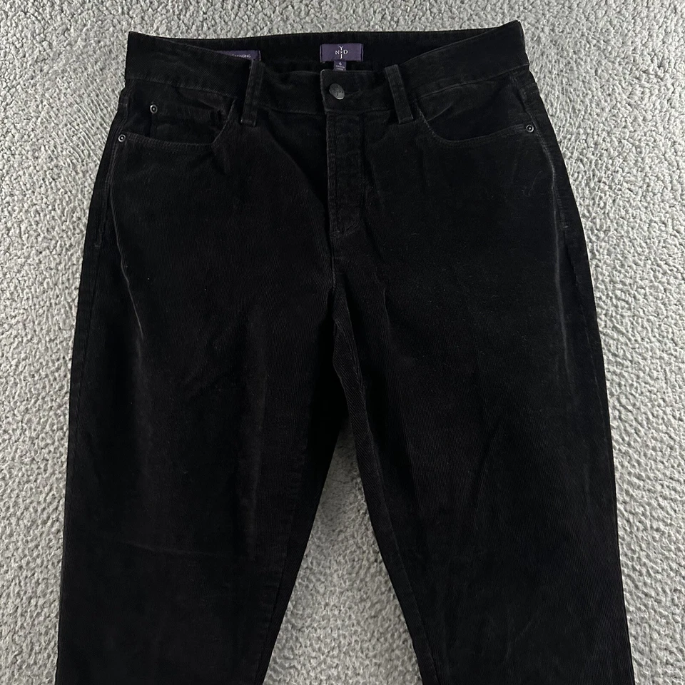 NYDJ Womens Pants Brown Size 6 Alina Legging Mid Rise Corduroy Cotton Blend - Image 2 of 4