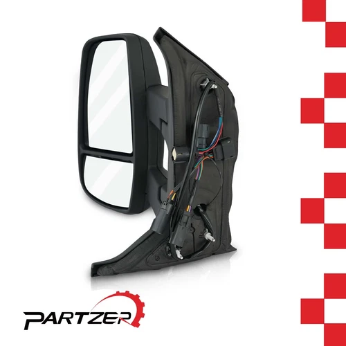 For 2014-2022 Ford Transit Driver Left Side Long Arm Mirror w/Signal Light
