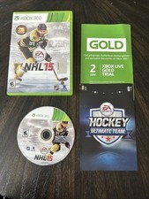 XBOX 360 Game NHL 15 Case  Game Only No Manual