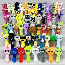 New Sprunki Game Plush Toys 9In Soft Stuffed Cartoon Pillow for Kids as Gift USA