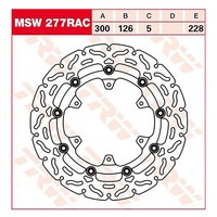 TRW Bremsscheibe (FüR: KTM 990 Adventure S KTM LC8 06-08 Vorne )
